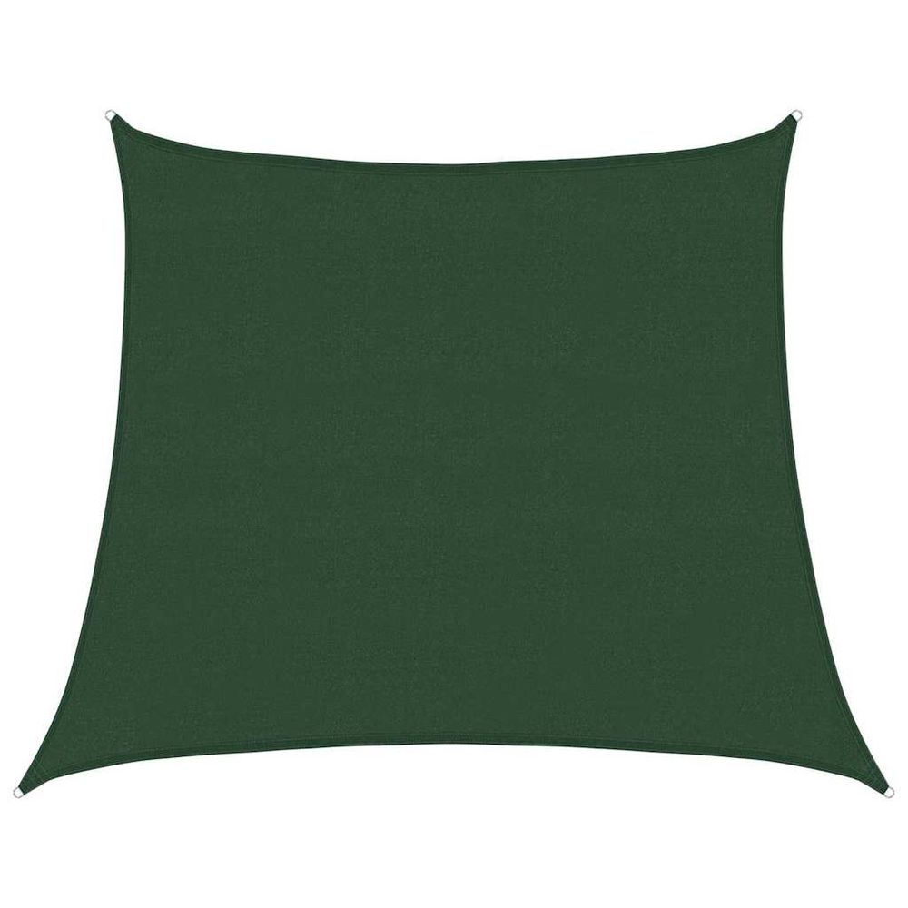 Voile d'ombrage 160 g/m² vert foncé 4/5x4 m pehd