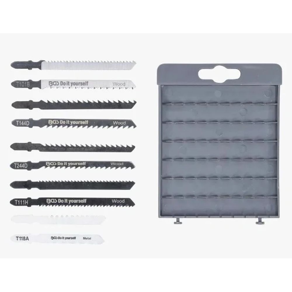 Set de lames de scie sauteuse, 10 pièces