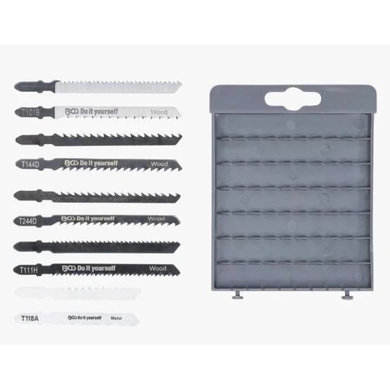 Set de lames de scie sauteuse, 10 pièces