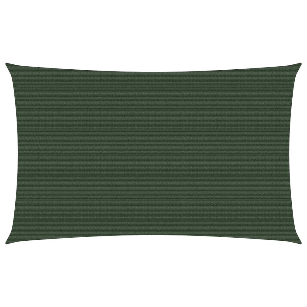Voile d'ombrage 160 g/m² vert foncé 4 x 6 m pehd