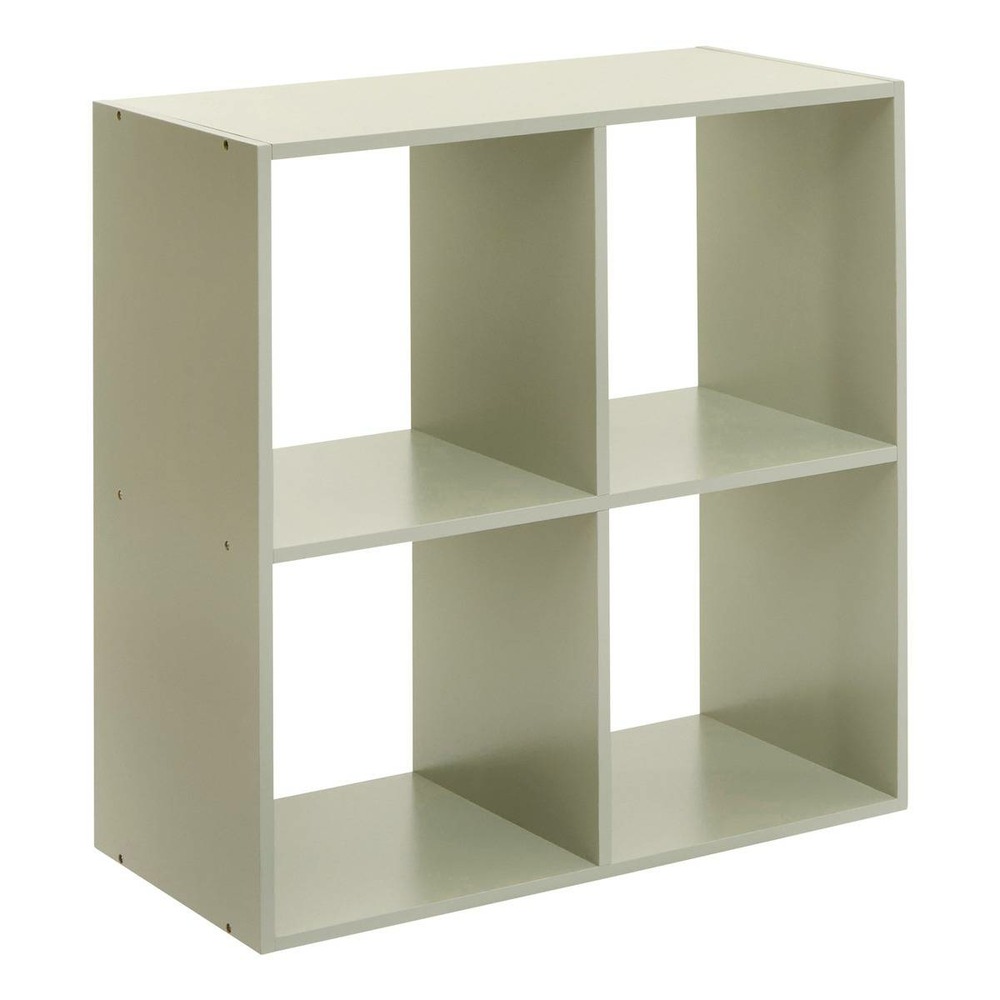 Étagère mix'n modul enfant 4 cases vert 63,6x30x63,6 cm