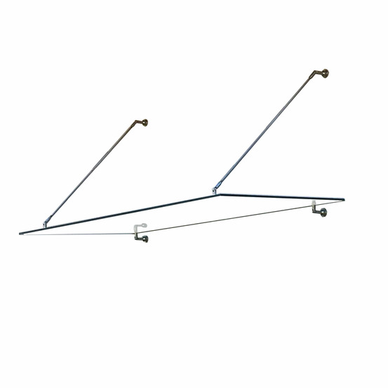 Home deluxe - auvent en verre transparent - dimensions : 150 x 90 cm - verre de sécurité feuilleté (vsg) - différentes tailles - v2a