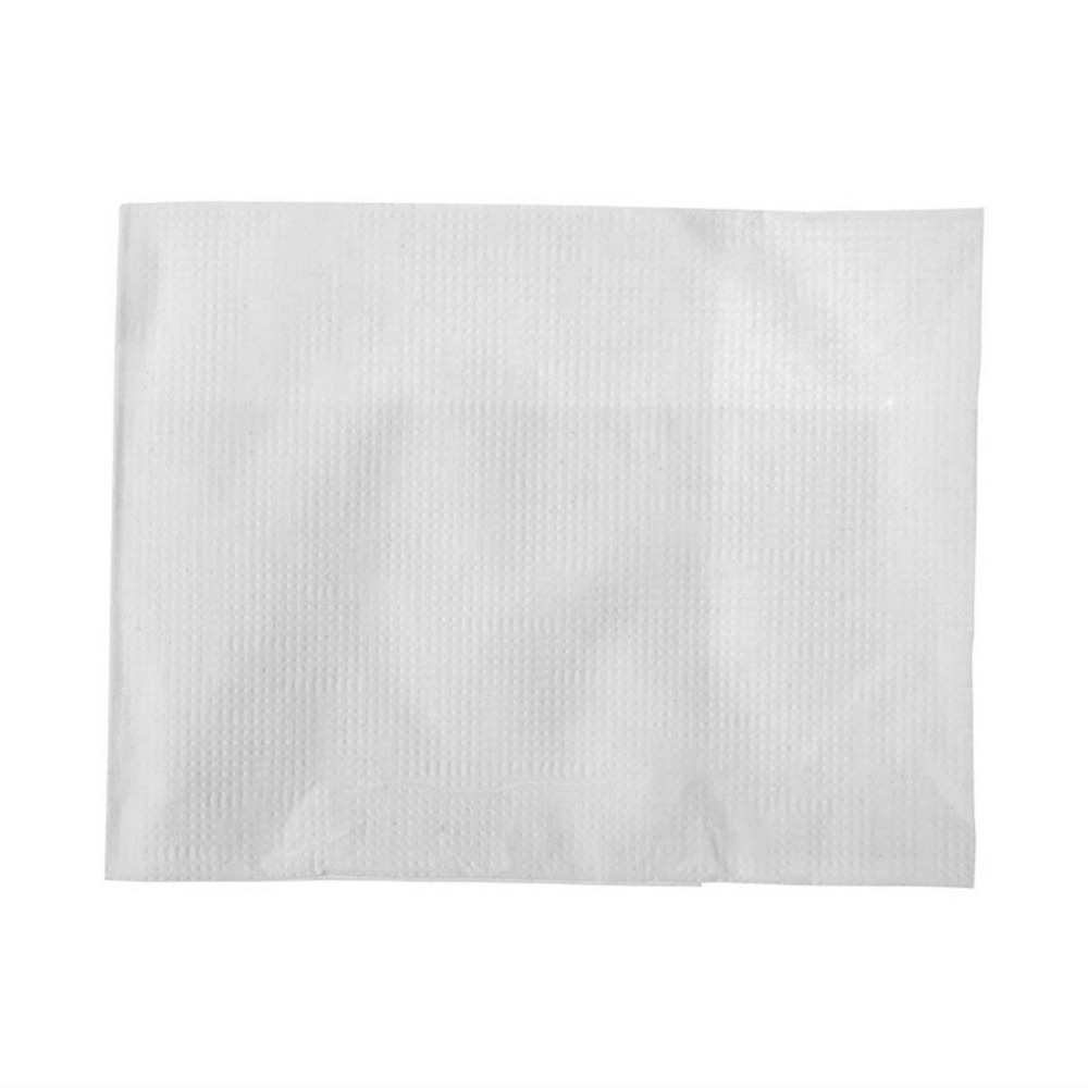 Serviette blanche simple epaisseur 90 x 130 mm - carton de 6000 pièces