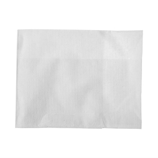 Serviette blanche simple epaisseur 90 x 130 mm - carton de 6000 pièces