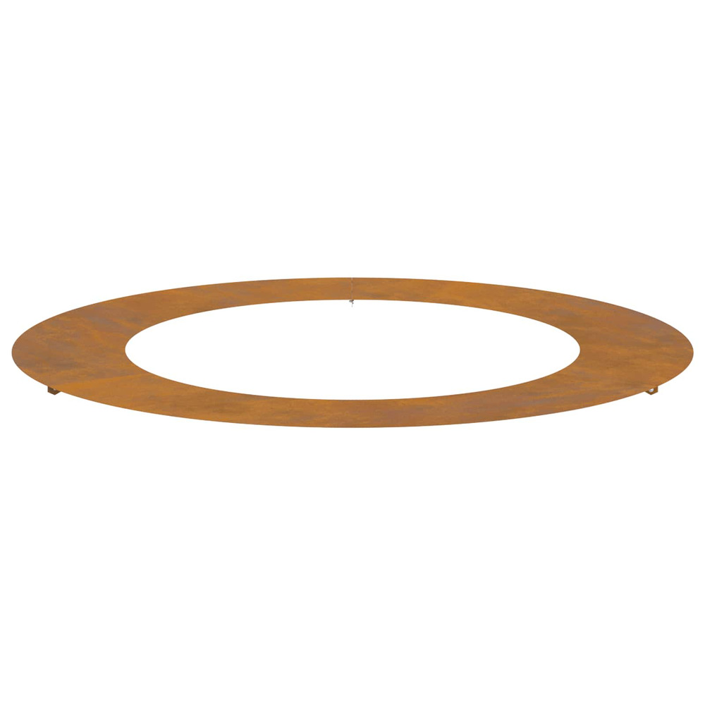 Adapté pour anneau d'arbre plat marron ø60 / 90 cm acier corten
