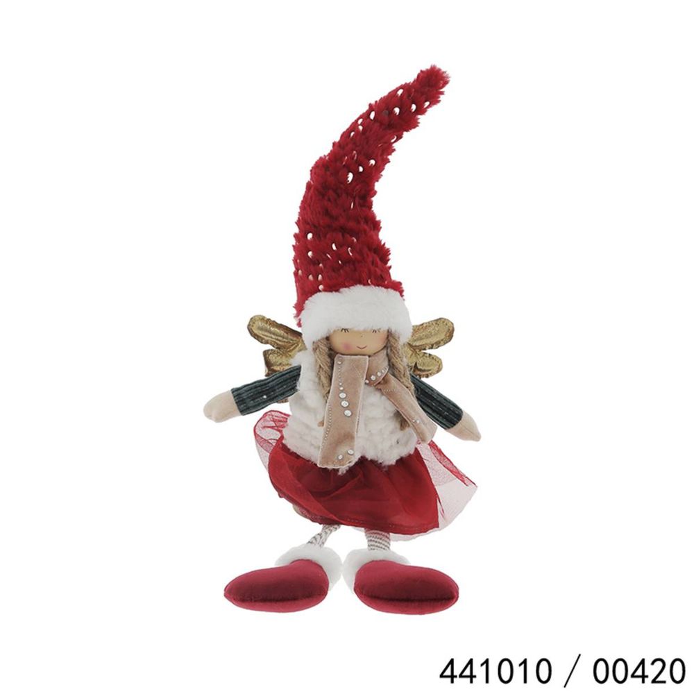 Fée de noël alva assise h. 59 cm