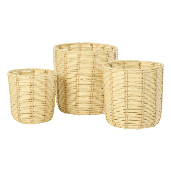 Lot de 3 paniers de rangement