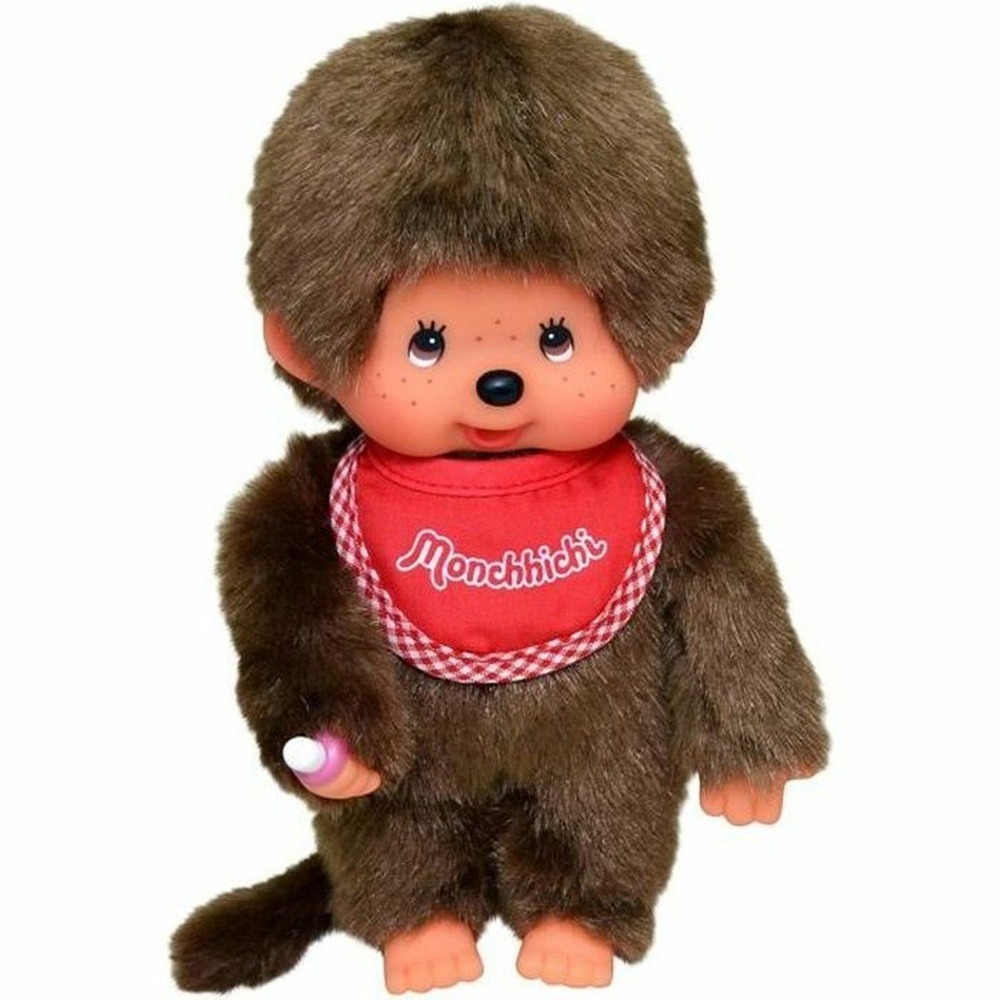 Bavoir rouge monchhichi 20 cm