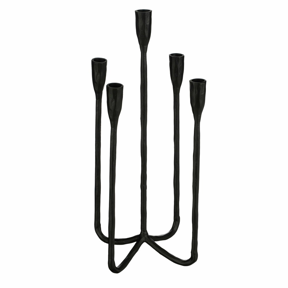 Mica decorations christy chandelier - l23 x l23 x h44 cm - noir