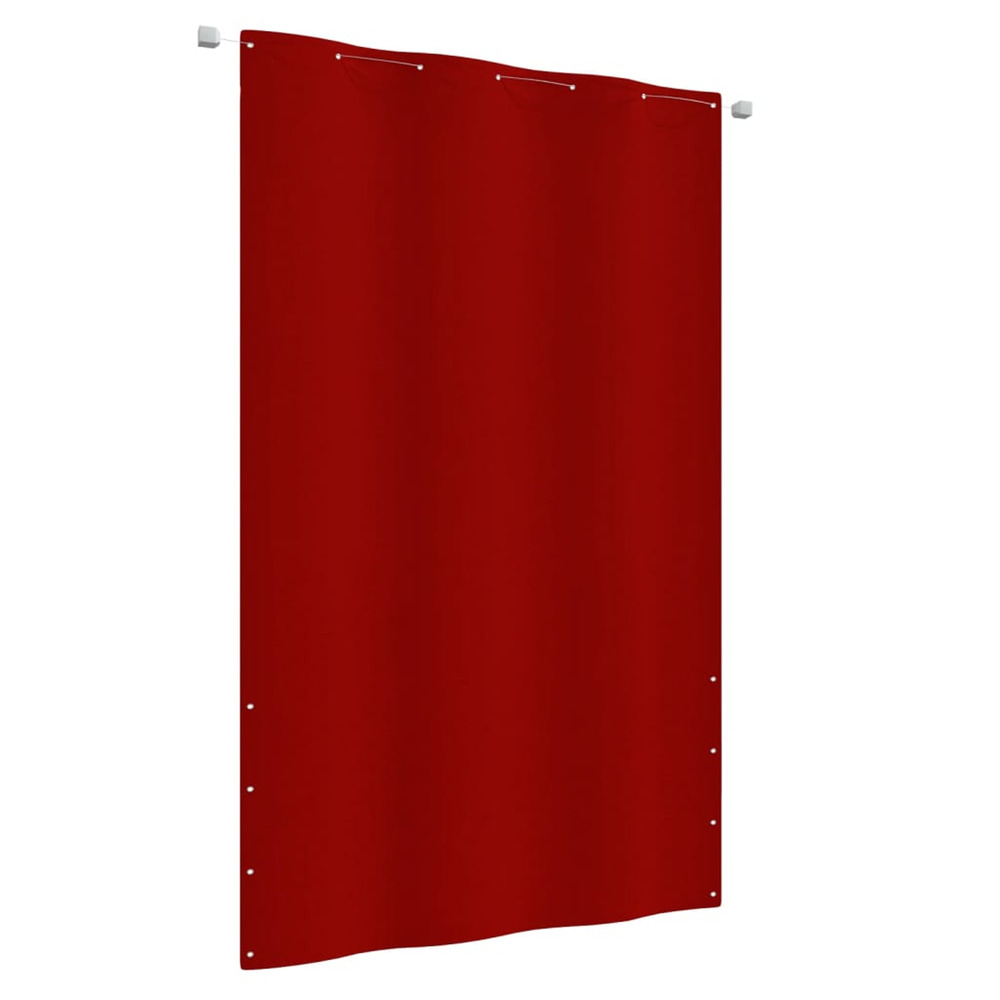 Écran de balcon rouge 140x240 cm tissu oxford