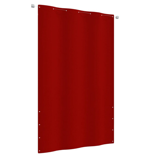 Écran de balcon rouge 140x240 cm tissu oxford