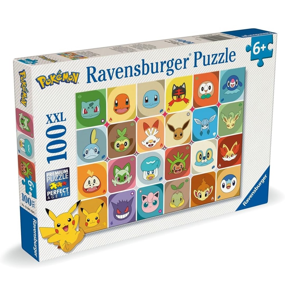Puzzle portraits de pokémon 100 pcs xxl