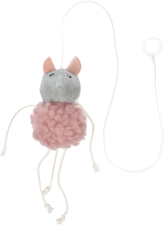Jouet suspendu gripi souris avec catnip peluche pour chat