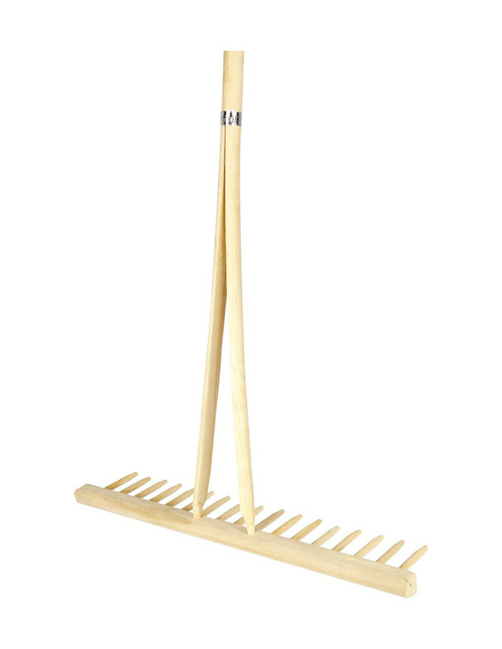 Rateau bois equerre 17 dents bois