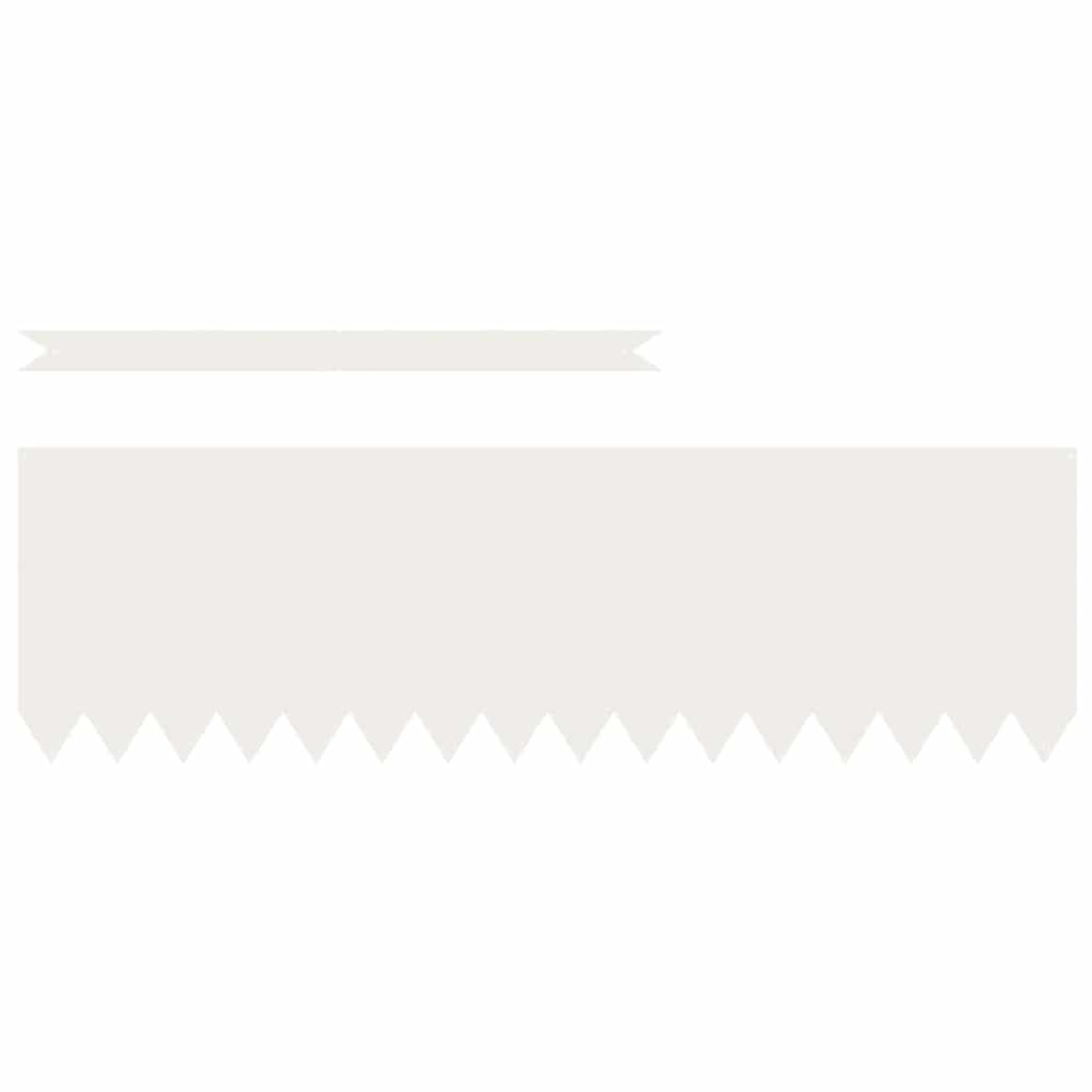 Bordure de pelouse 30 pcs blanc 100 x 0.05 x 20 cm