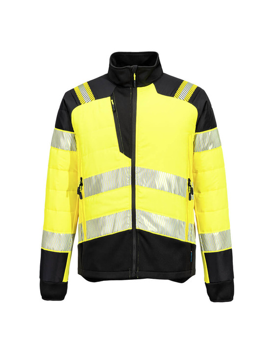 Veste hybride baffle hv pw3 - taille xxxl - jaune/noir - portwest