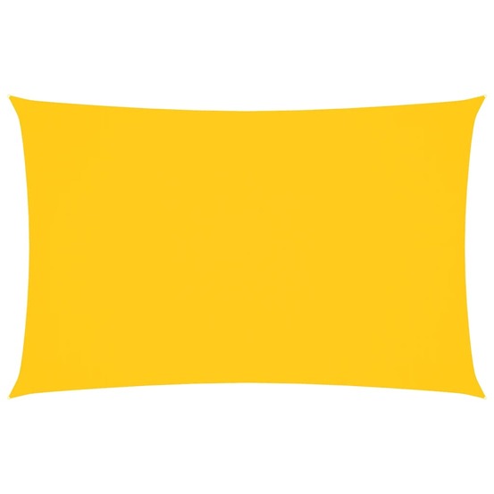 Voile de parasol tissu oxford rectangulaire 4x7 m jaune