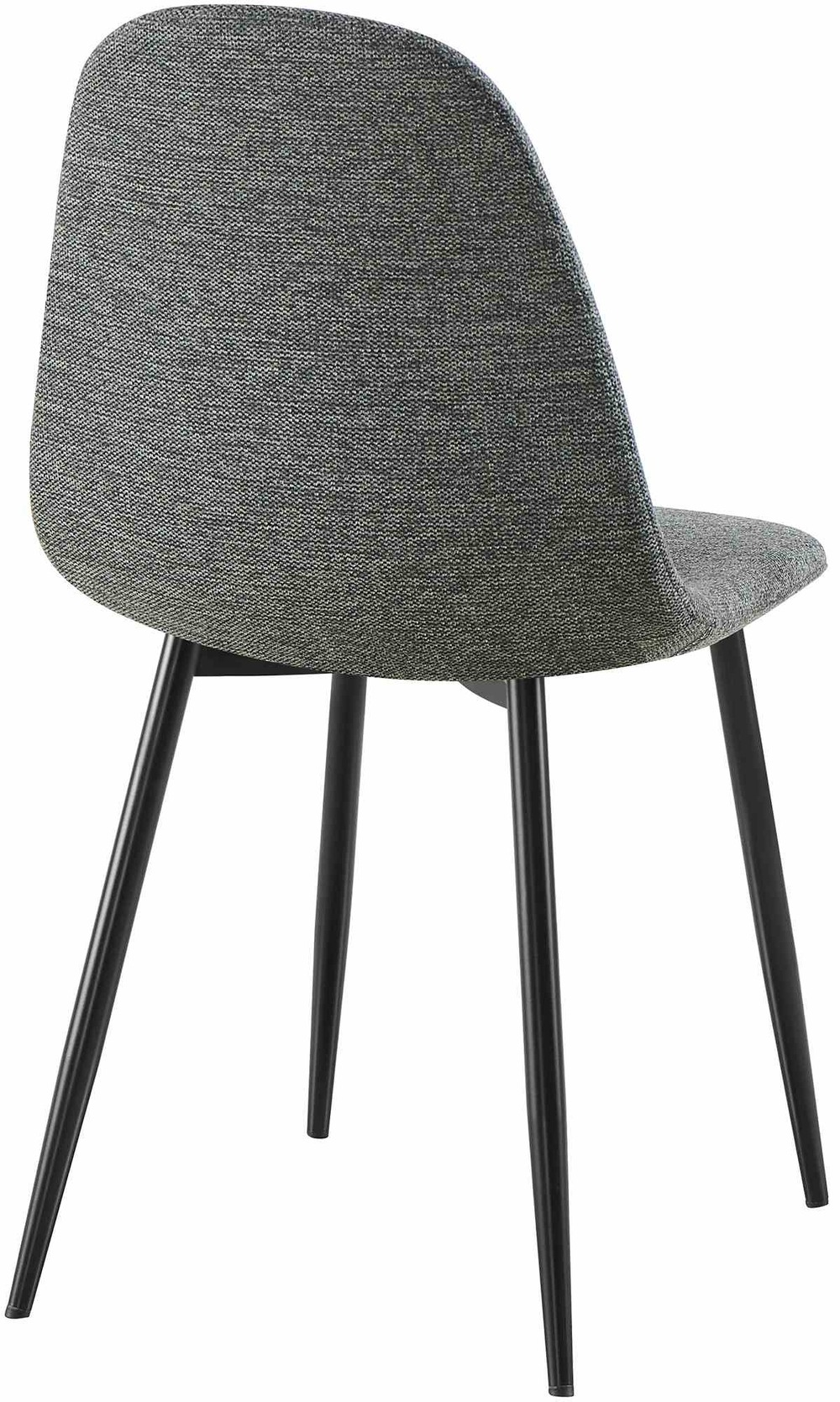 Lot de 4 chaises de salle à manger tissu napier