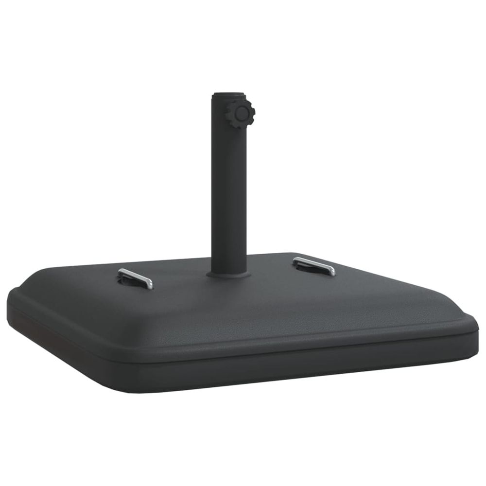 Base de parasol avec poignées pour mâts ø38 / 48 mm 27 kg carré