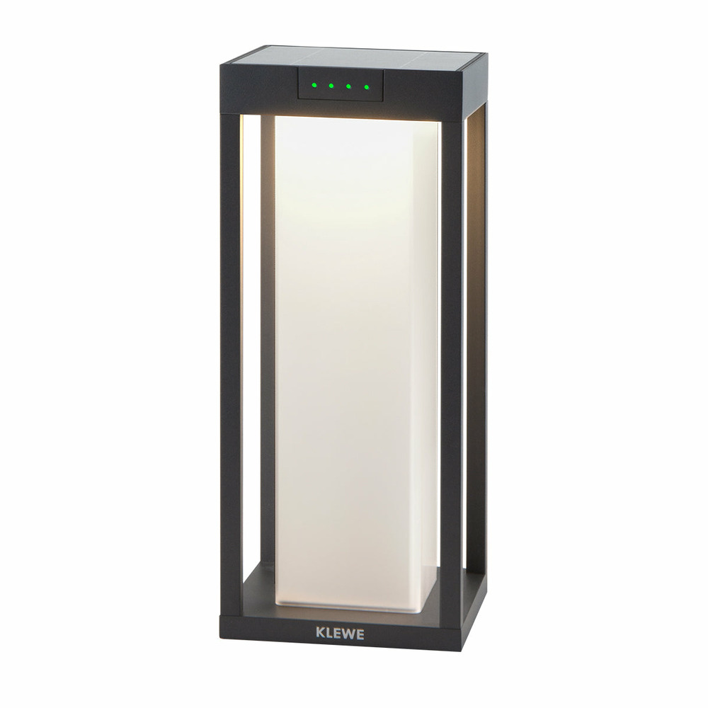 Borne solaire led blanc chaud radia mini moon h35cm