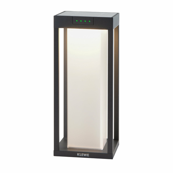 Borne solaire led blanc chaud radia mini moon h35cm