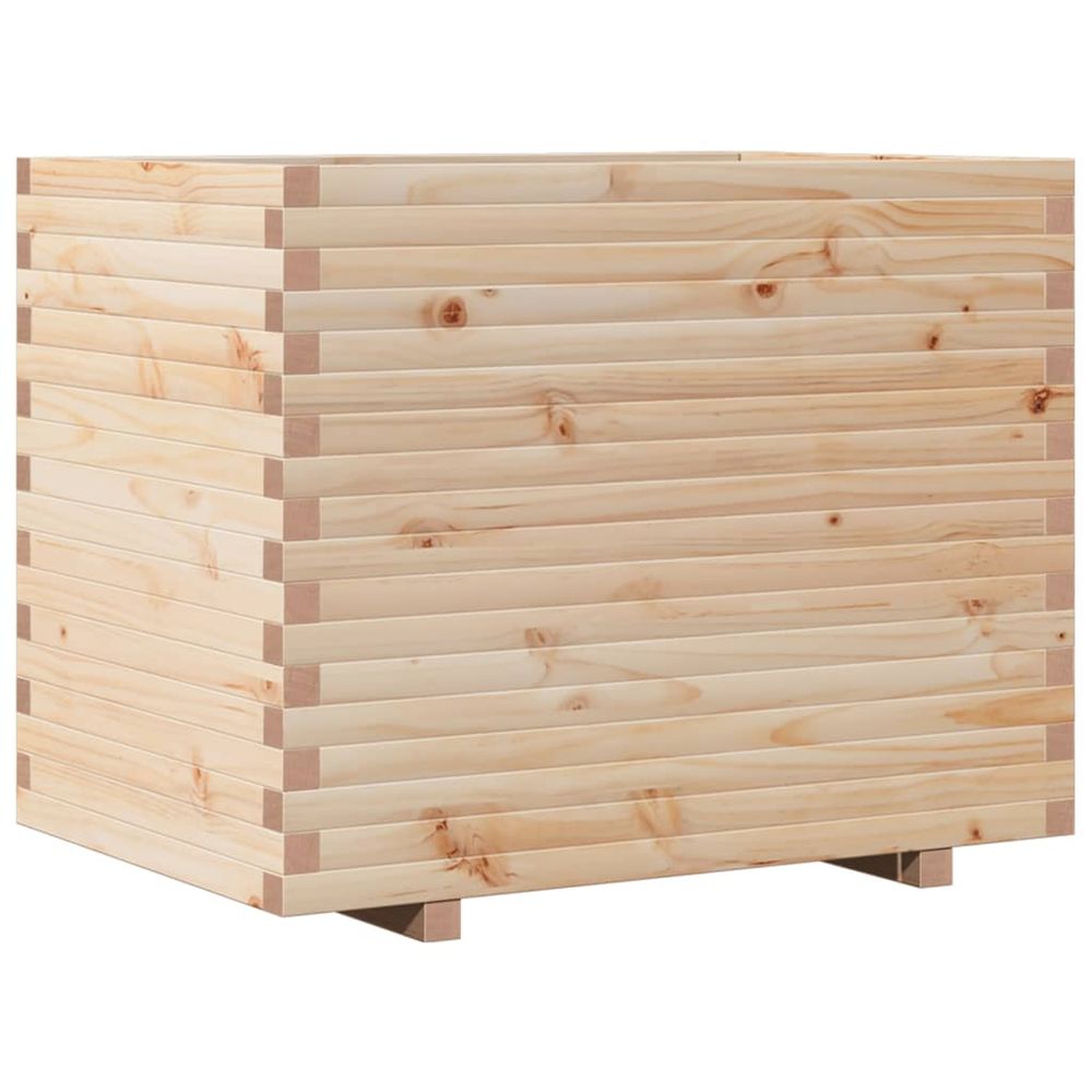 Jardinière d'extérieur 90x60x72,5 cm bois de pin massif