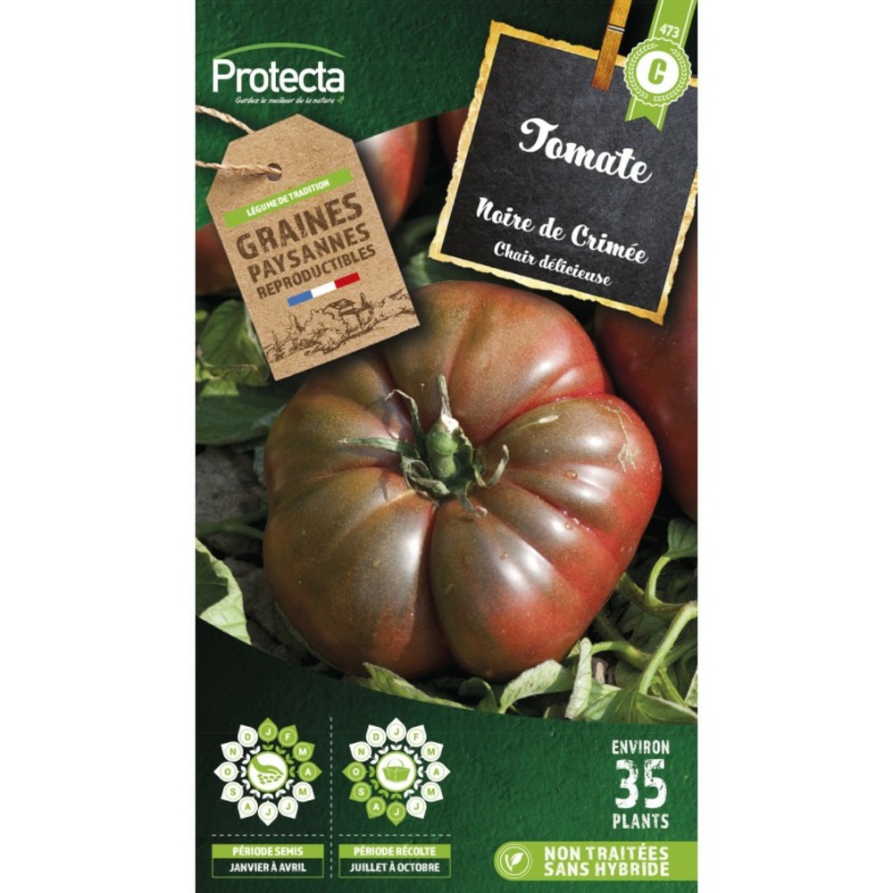 Graines paysannes - tomate noire de crimée