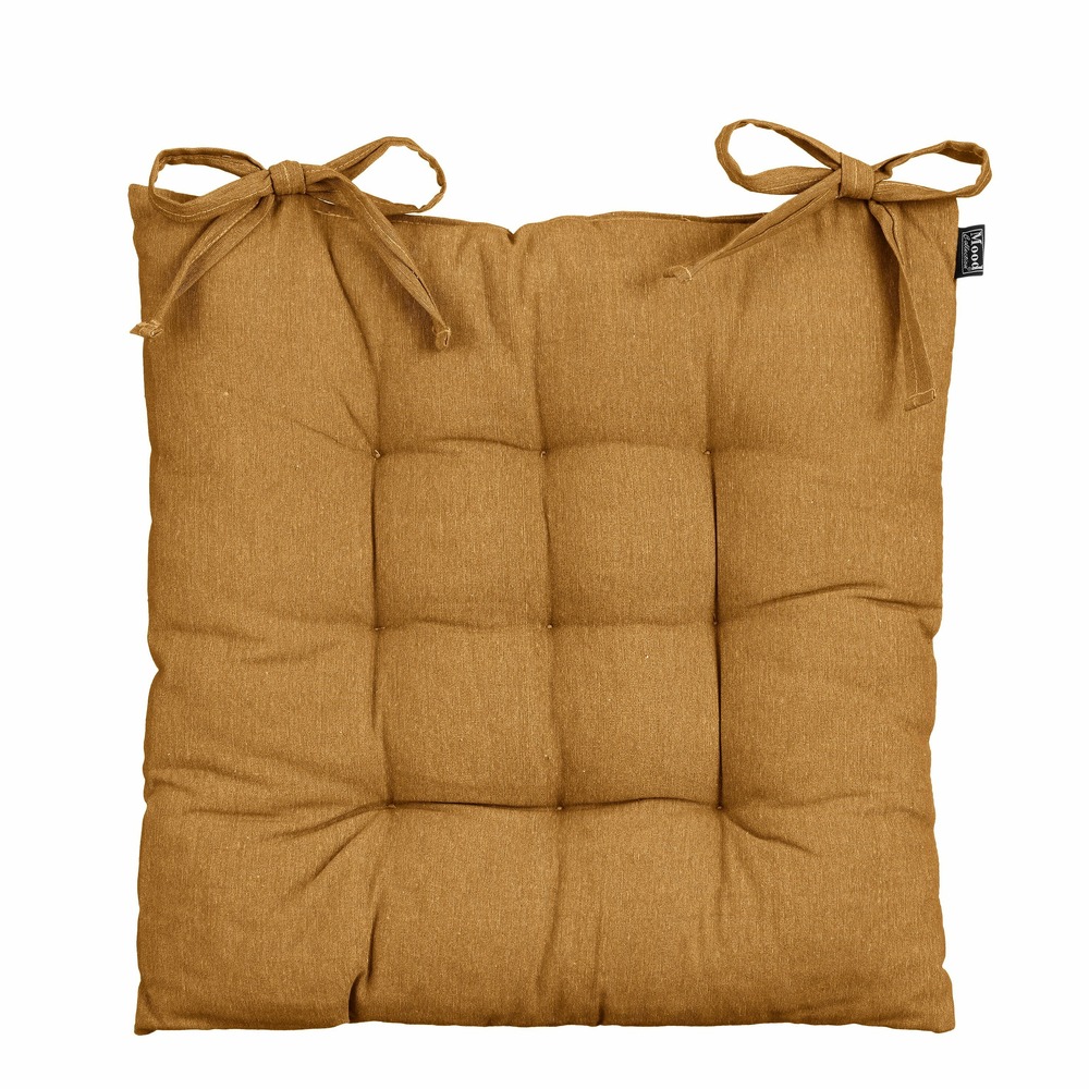 In the mood collection paddy coussin de chaise - l46 x l46 cm - coton - marron