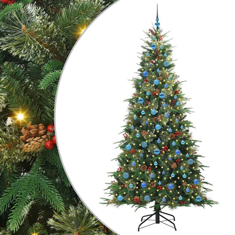 Sapin de noël artificiel à branches articulées vert 240 cm