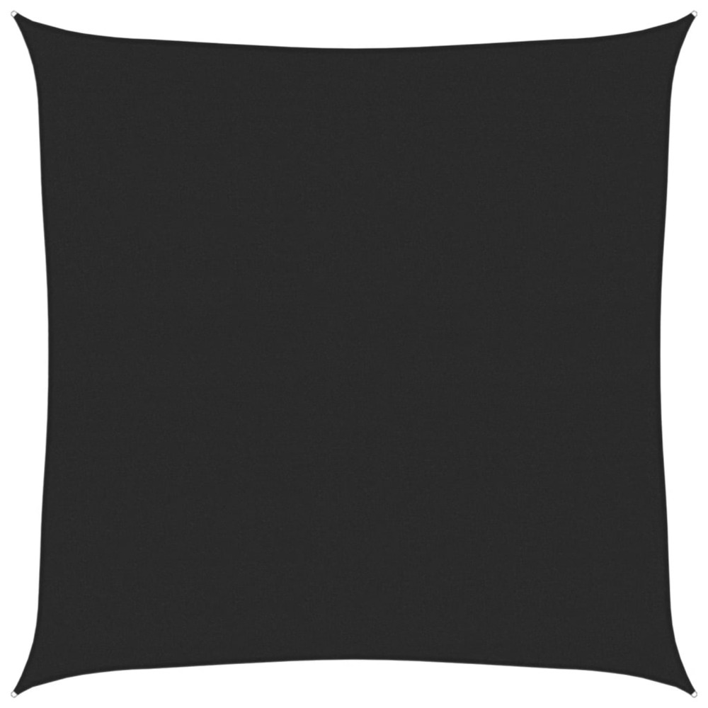 Voile d'ombrage 160 g/m² noir 7x7 m pehd