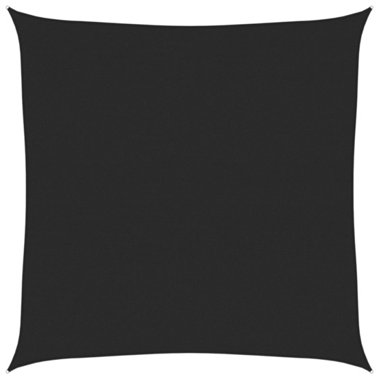 Voile d'ombrage 160 g/m² noir 7x7 m pehd