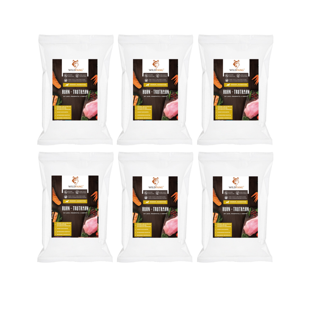 Wildfang croquettes sans céréales junior saumon & poulet - sac échantillon