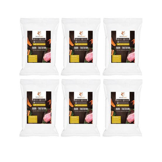 Wildfang croquettes sans céréales junior saumon & poulet - sac échantillon