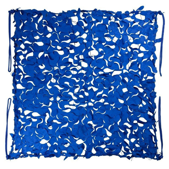 Filet de camouflage renforcé bleu 9x9m