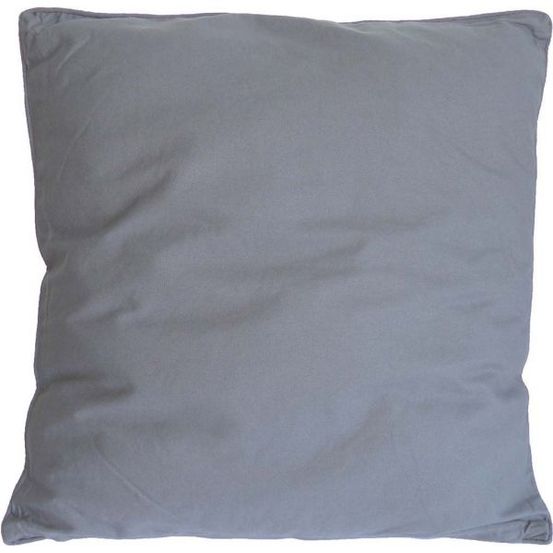 Coussin carré pour dossier de canapé 60 cm gris