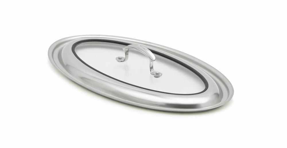 Couvercle en verre miramar® pour poêle à gratin ovale 49442 - pujadas