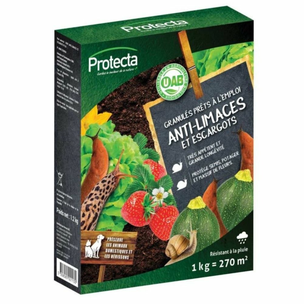 Anti-limaces et escargots – granulés 1% – 1 kg