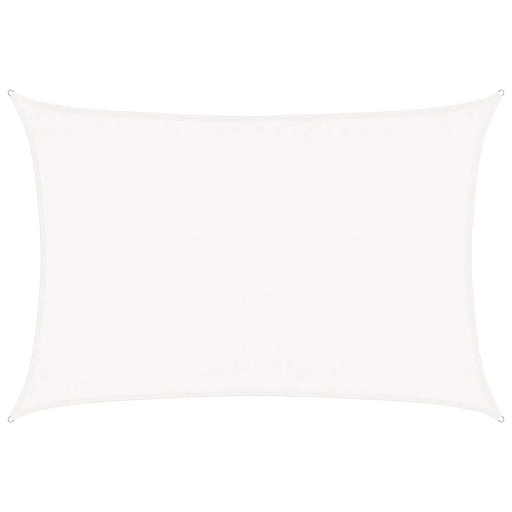 Voile d'ombrage 160 g/m² blanc 3,5x5 m pehd