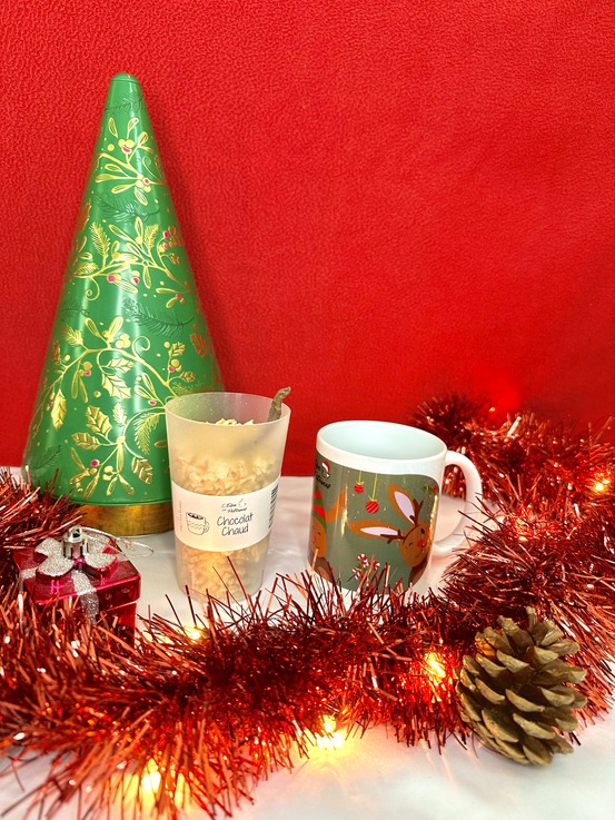 Mug de Noël et son chocolat chaud