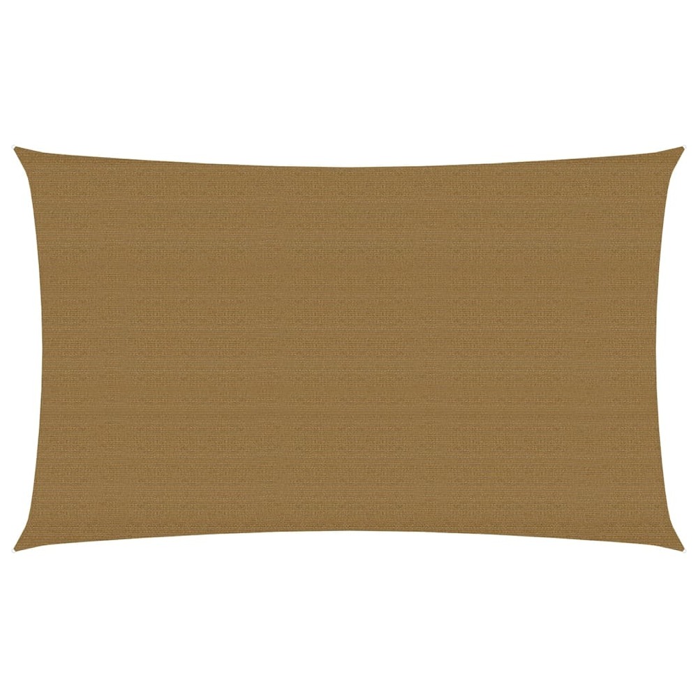 Voile d'ombrage 160 g/m² taupe 5 x 8 m pehd