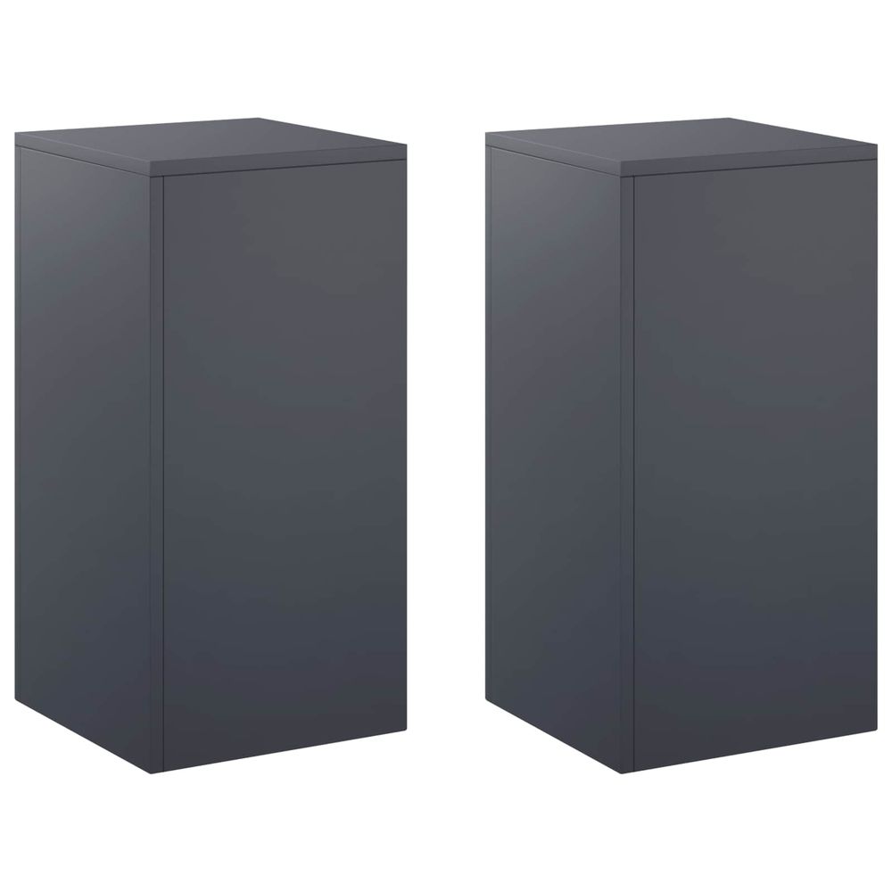 Support de plante 2 pcs anthracite 30 x 30 x 60 cm
