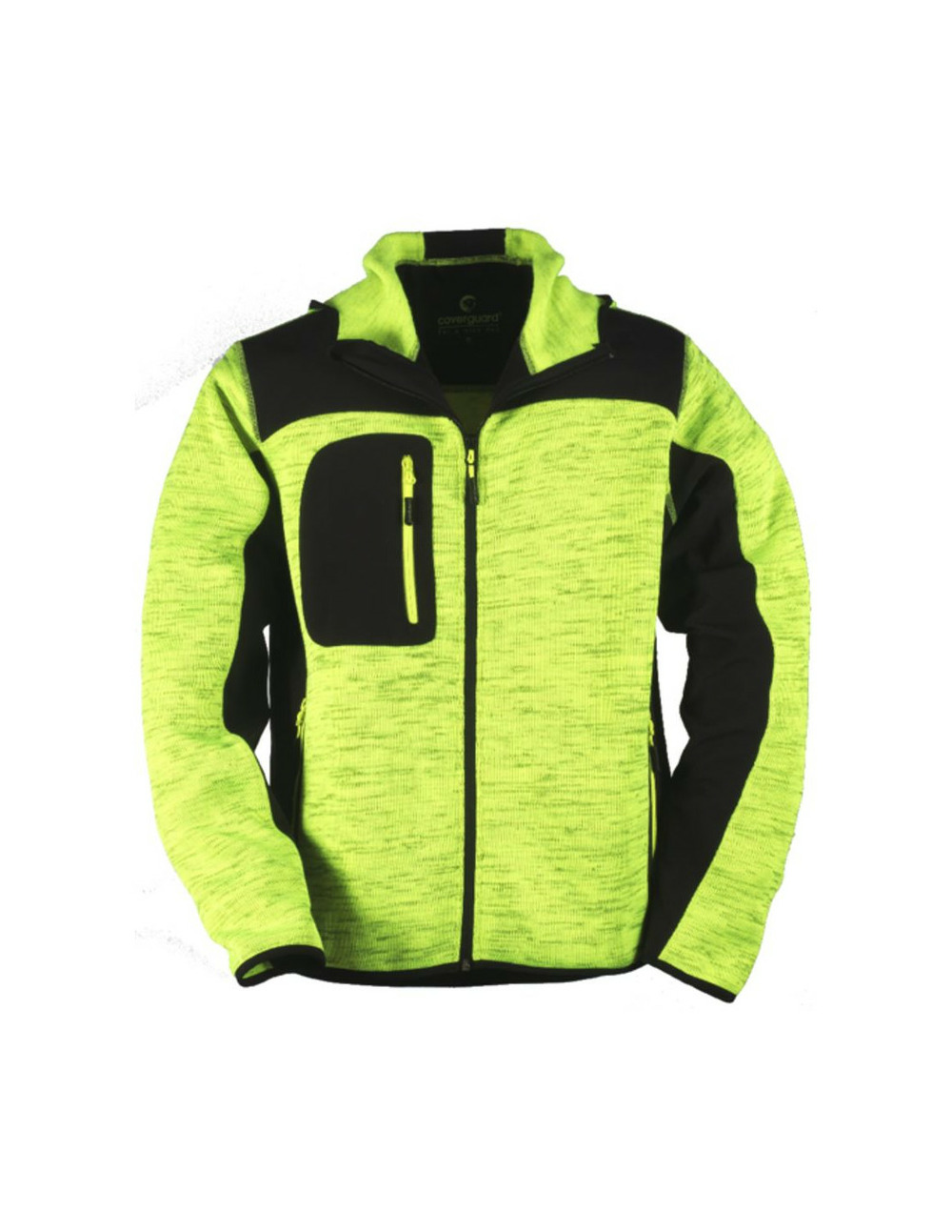 Veste softshell bora jaune fluo taille xxl - coverguard