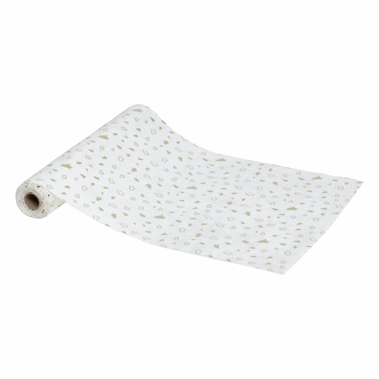 Chemin de table de noël sapin effet velours