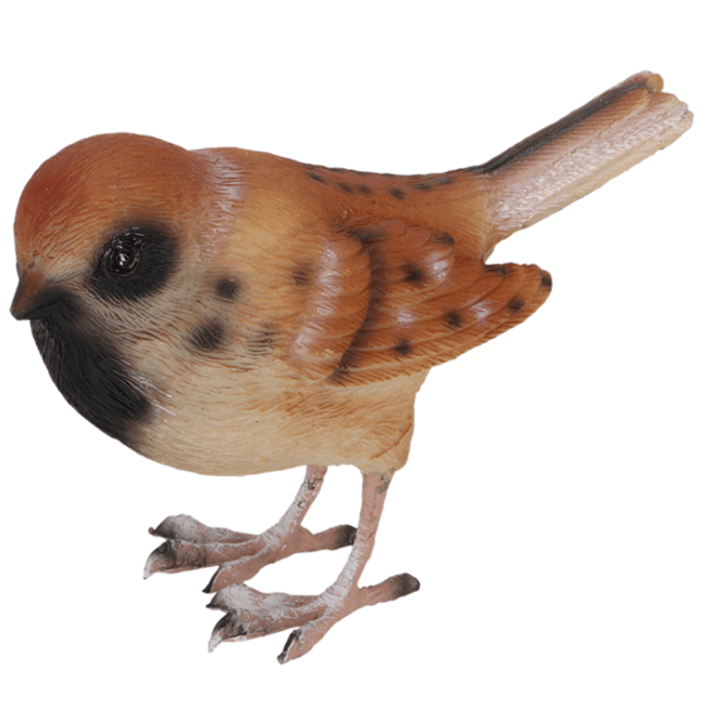 Moineau 11cm décoration résine