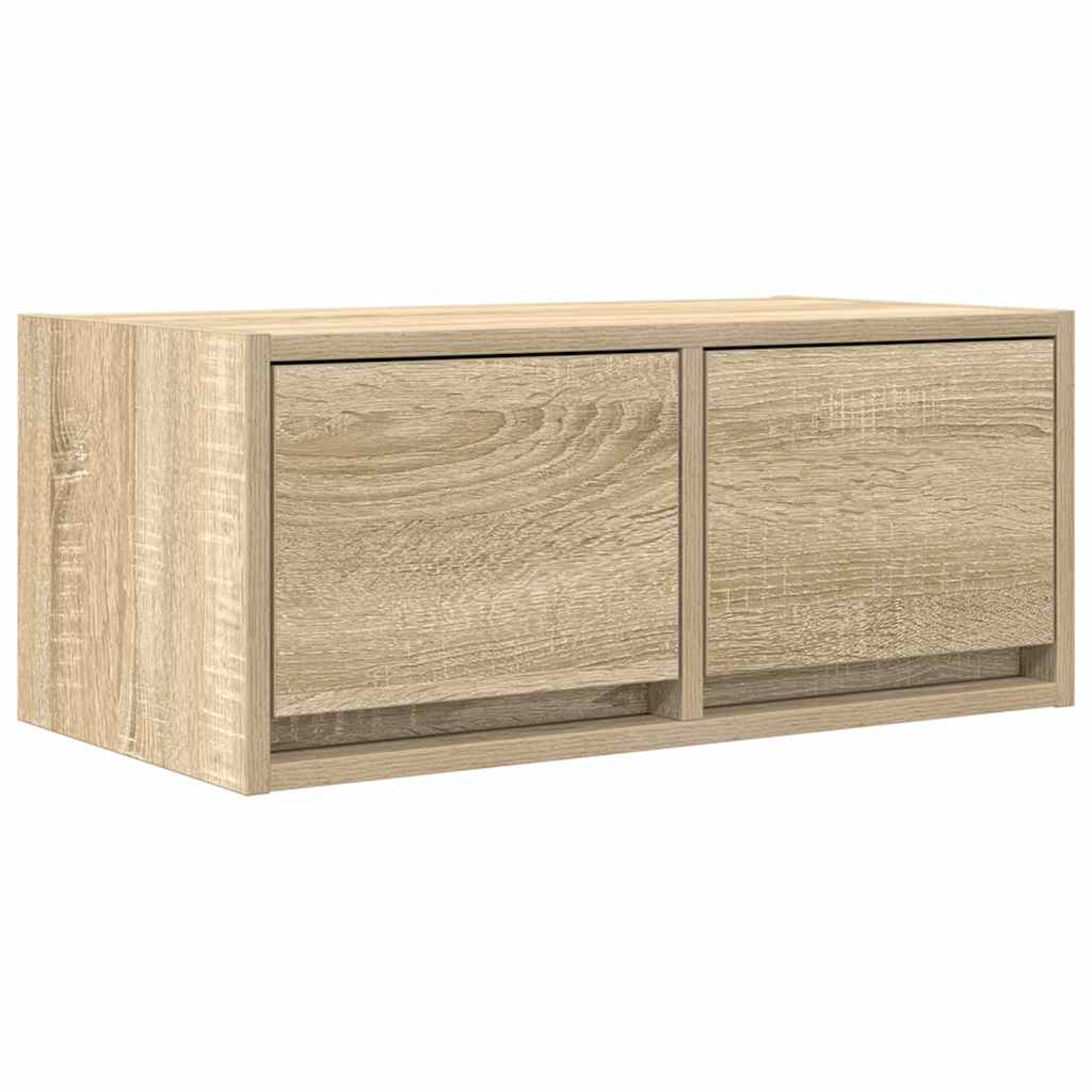 Meuble tv chêne sonoma 60x31x25,5 cm bois d'ingénierie