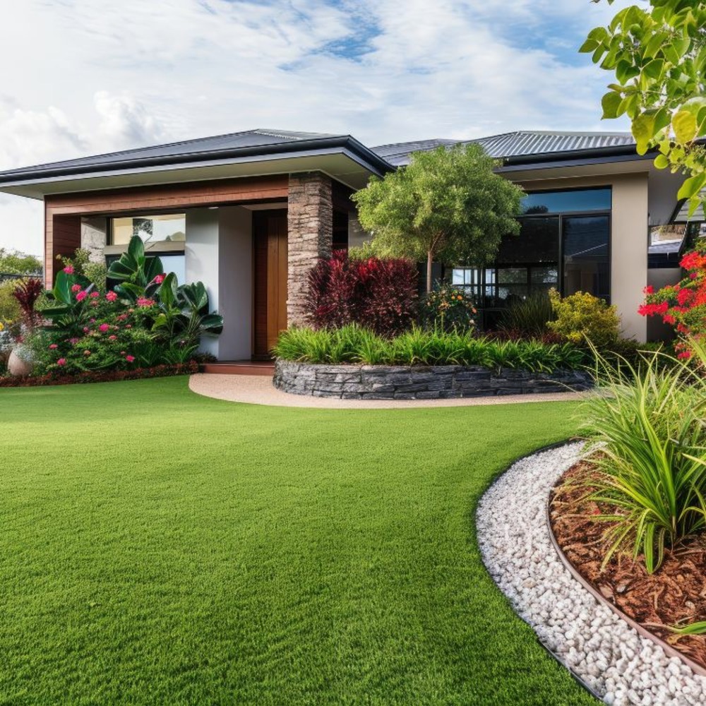 Gazon synthétique green pro 48mm - 4mx24m soit 96m2 - bbe