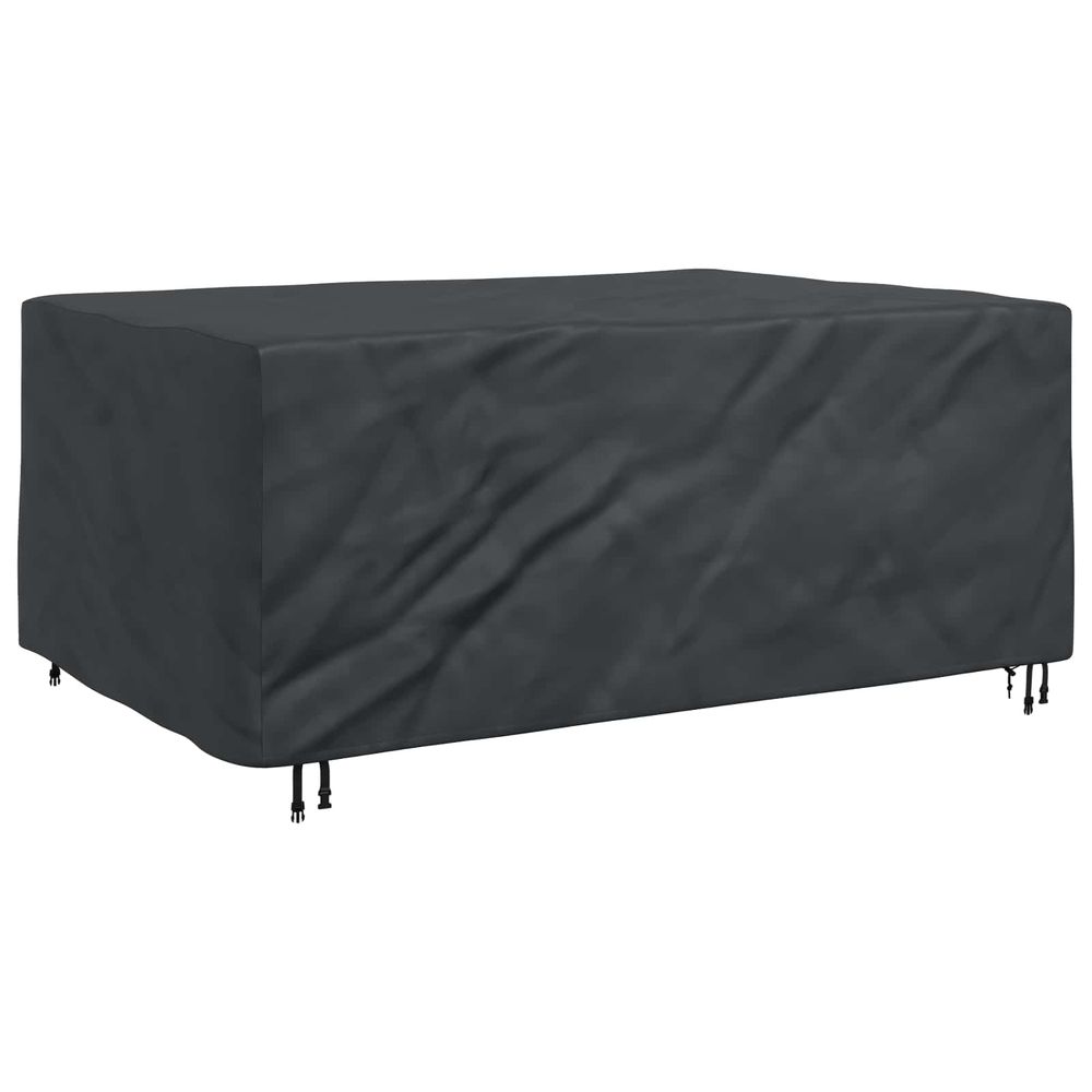 Housse pour meubles uni noir 230 x 165 x 80 cm 210d