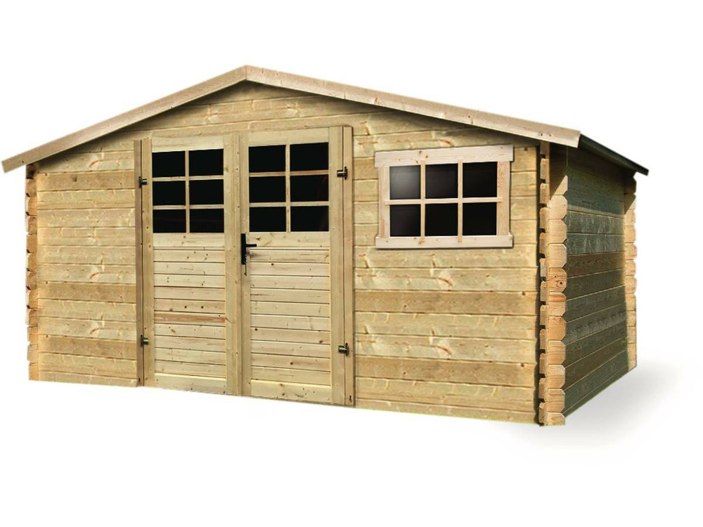 Abri jardin bois traditionnel - 6.15 m2 -