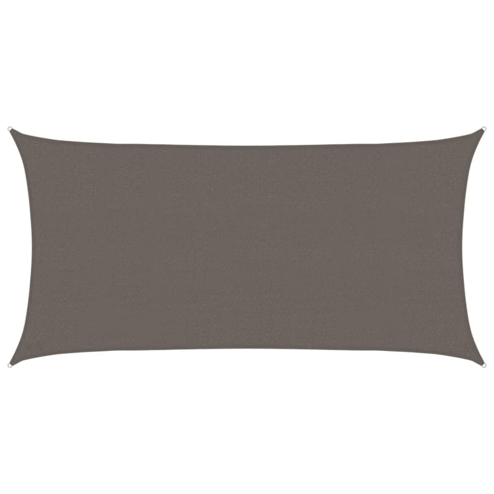 Voile d'ombrage 160 g/m² anthracite 2,5x5 m pehd