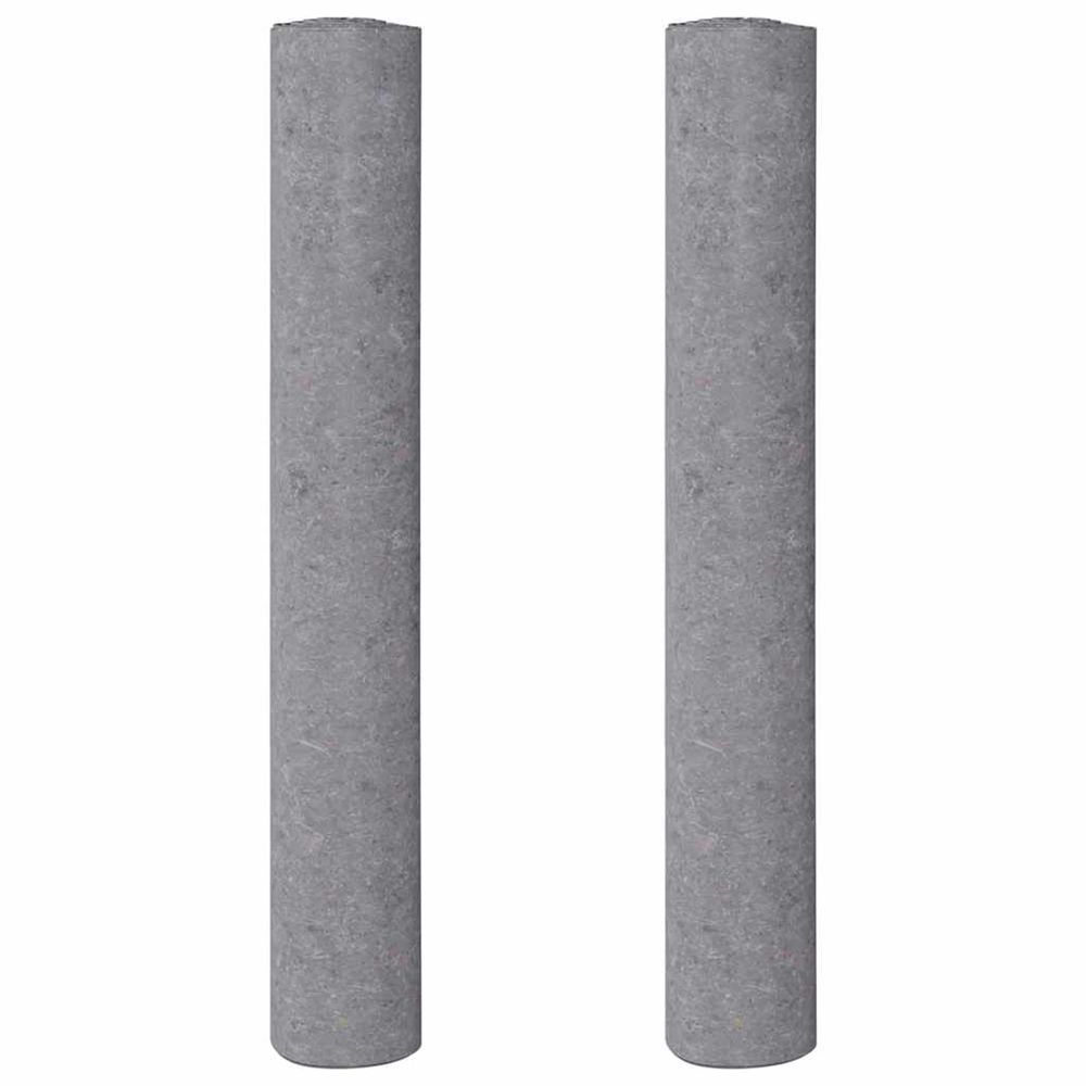 Polaires de peintre antidérapantes 2 pcs 10 m 180 g/m² gris